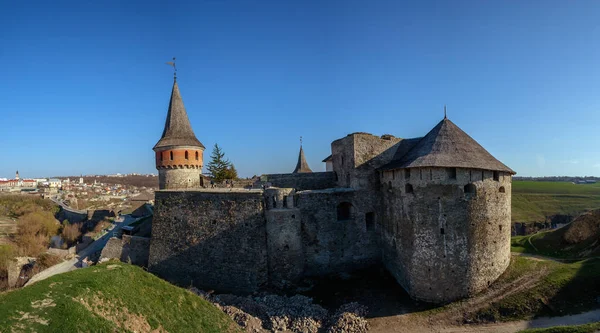 Kamieniec Podolski fortress - one of the most famous and beautif — Stock Photo, Image