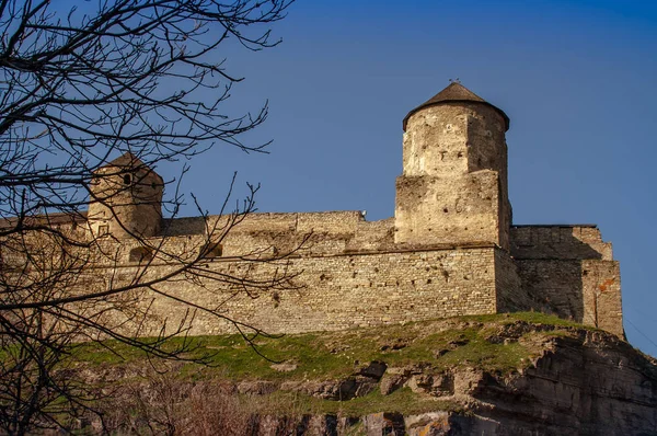 Kamieniec Podolski fortress - one of the most famous and beautif — Stock Photo, Image