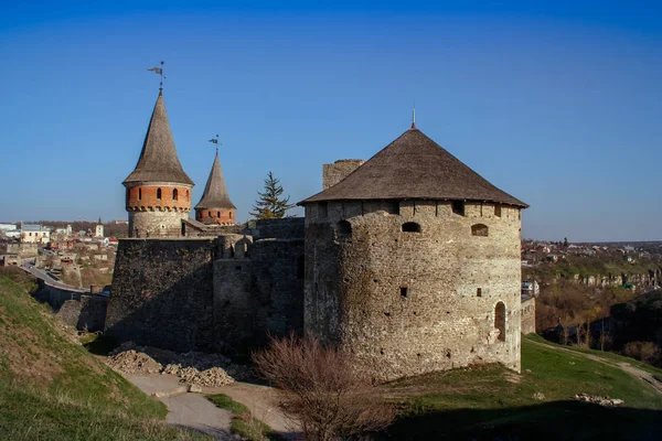 Kamieniec Podolski fortress - one of the most famous and beautif — Stock Photo, Image