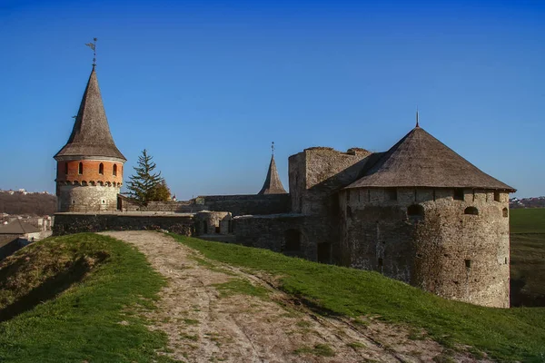 Kamieniec Podolski fortress - one of the most famous and beautif — Stock Photo, Image