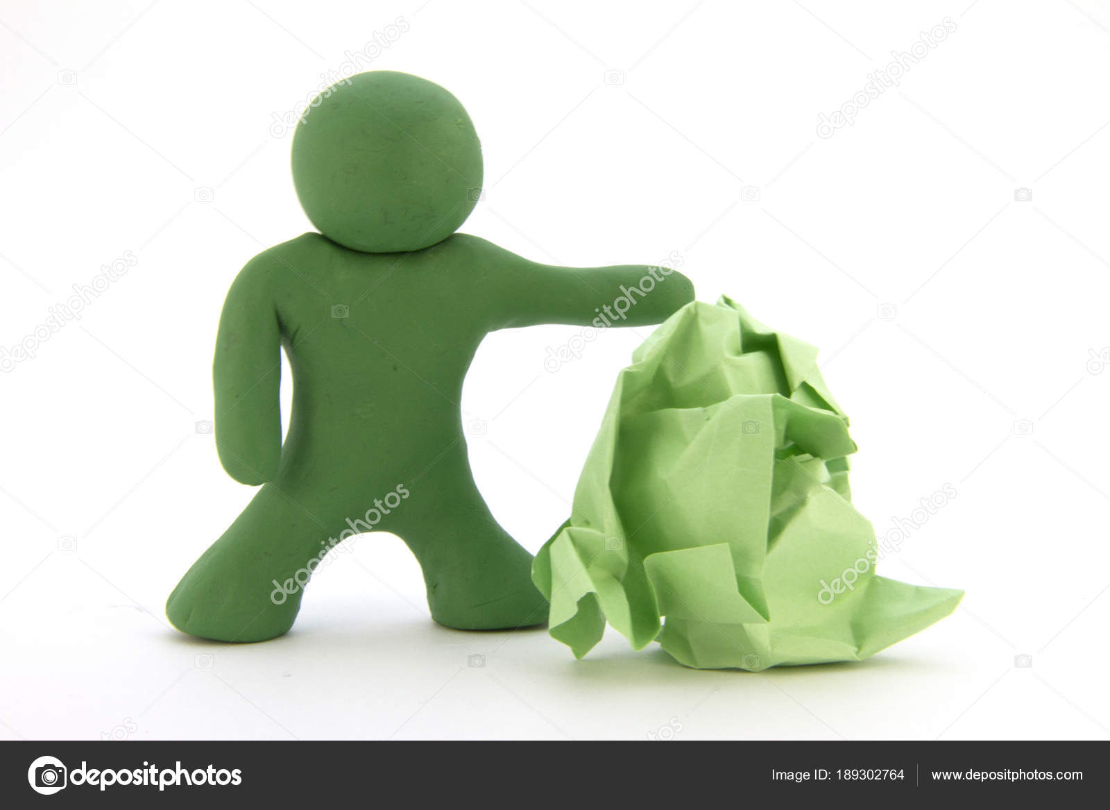 green plasticine