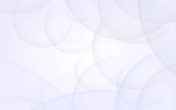 Abstracte witte achtergrond. Achtergrond met lichte transparante belletjes. 3D illustratie — Stockfoto