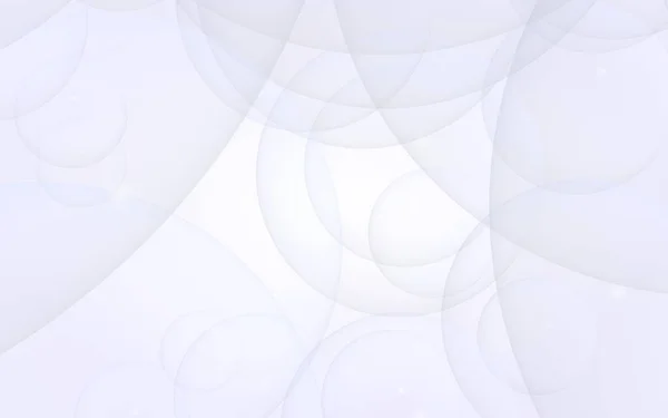Sfondo bianco astratto. Sullo sfondo con leggere bolle trasparenti. Illustrazione 3D — Foto Stock