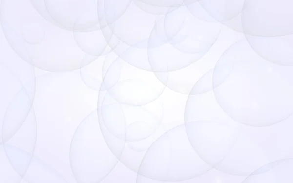 抽象的な白い背景。光の透明な泡で背景。3Dイラスト — ストック写真