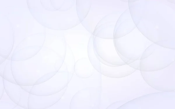 抽象的な白い背景。光の透明な泡で背景。3Dイラスト — ストック写真