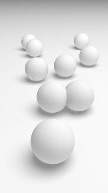 Beyaz soyut arka plan. Lowpoly arka planı. Buruşmuş kağıt. 3B illüstrasyon