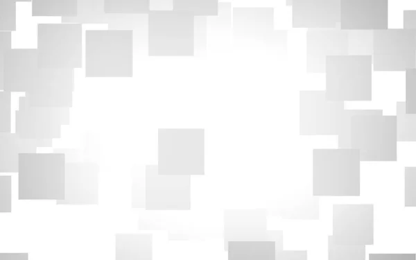 Beyaz soyut arka plan. Gri kareli puslu arkaplan. 3B illüstrasyon — Stok fotoğraf