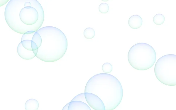 Světle modrý barevný podklad s purpurovými bublinami. Tapety, texturové bubliny. 3D ilustrace — Stock fotografie