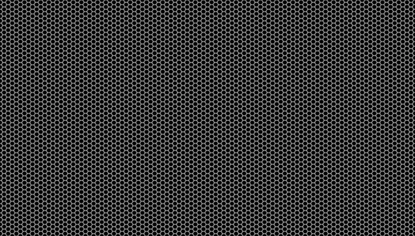 Siyah arka planda beyaz bal peteği. Kusursuz bir doku. İzometrik geometri. 3B illüstrasyon