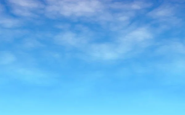 พื้นหลังท้องฟ้าสีฟ้าที่มีเมฆสีขาว เมฆสีขาว Cumulus ในท้องฟ้าสีฟ้าที่ชัดเจนในตอนเช้า รูปแบบ 3 มิติ — ภาพถ่ายสต็อก