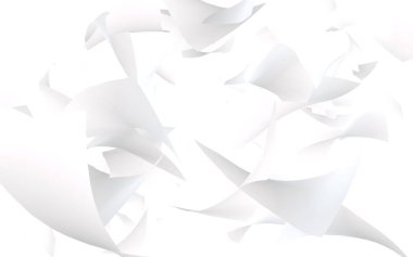 Uçan kağıtlar beyaz arka planda izole edilmiş. Soyut para havada uçuşuyor. 3d illüstrasyon