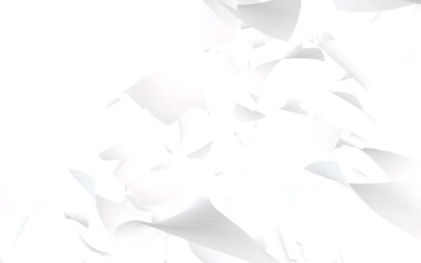 Folhas de papel voadoras isoladas sobre fundo branco. Dinheiro abstrato está voando no ar. Ilustração 3D — Fotografia de Stock