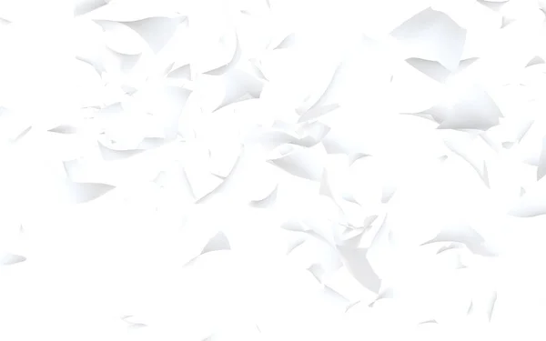 Hojas voladoras de papel aisladas sobre fondo blanco. Dinero abstracto está volando en el aire. Ilustración 3D — Foto de Stock