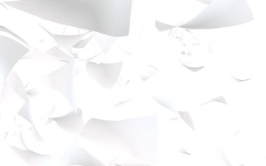 Uçan kağıtlar beyaz arka planda izole edilmiş. Soyut para havada uçuşuyor. 3d illüstrasyon