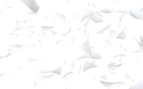 Fliegende Papierbögen isoliert auf weißem Hintergrund. Abstraktes Geld fliegt durch die Luft. 3D-Illustration — Stockfoto