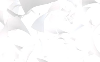 Uçan kağıtlar beyaz arka planda izole edilmiş. Soyut para havada uçuşuyor. 3d illüstrasyon