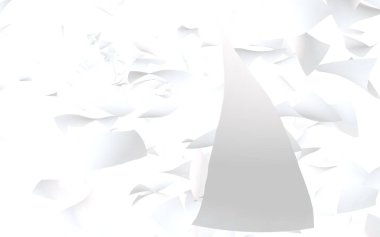 Uçan kağıtlar beyaz arka planda izole edilmiş. Soyut para havada uçuşuyor. 3d illüstrasyon