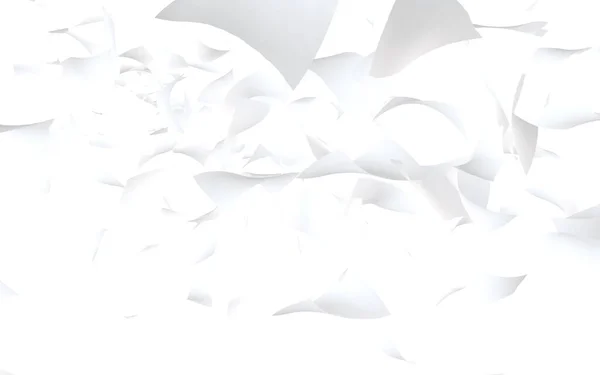 Flying sheets of paper isolated on white background. Abstract money is flying in the air. 3D illustration — Stock Photo, Image