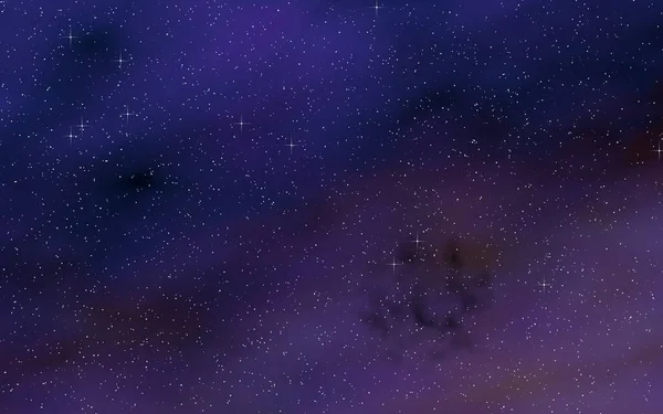 Színes Gyönyörű Tér Háttér Világűrben Csillagfényes Űrszerkezet Illusztráció — Stock Fotó