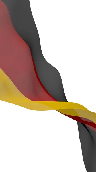Bandeira Alemanha Ilustração Grande Formato Símbolo Estatal República Federal Alemanha — Fotografia de Stock