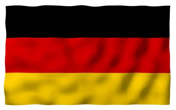 Flag Germany Wide Format Illustration State Symbol Federal Republic Germany — Stock Photo, Image