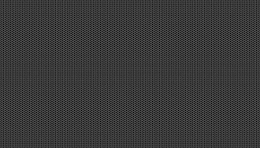 Siyah arka planda beyaz bal peteği. Kusursuz bir doku. İzometrik geometri. 3B illüstrasyon