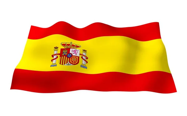 Bandera España Símbolo Estatal Oficial Del Reino España Concepto Web —  Fotos de Stock