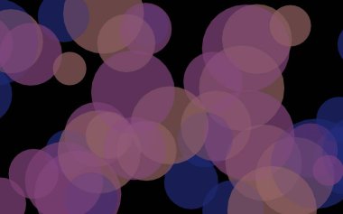 Koyu bir arka plan üzerinde gri yarı saydam daireler. Gri tonları. 3d illüstrasyon