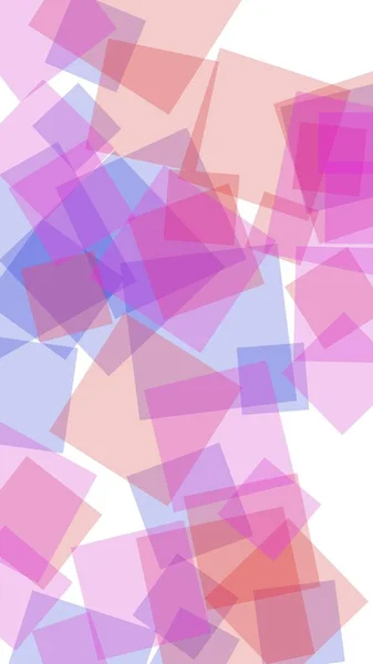 Flerfärgade Genomskinliga Hexagoner Vit Bakgrund Vertikal Bildorientering Illustration — Stockfoto