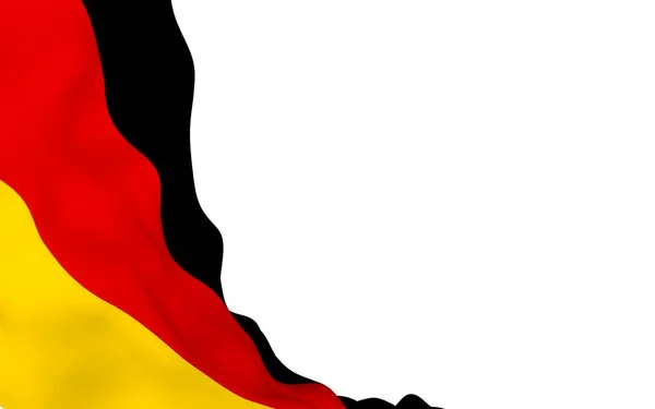 Drapeau Allemagne Illustration Grand Format Symbole État République Fédérale Allemagne — Photo