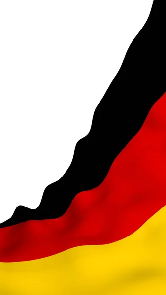 Bandera Alemania Ilustración Gran Formato Símbolo Estatal República Federal Alemania — Foto de Stock