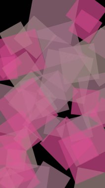 Koyu arkaplanda çok renkli yarı şeffaf altıgenler. Dikey görüntü yönlendirmesi. 3B illüstrasyon