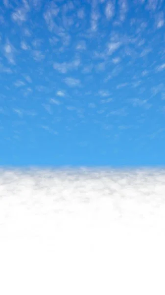 Fundo Azul Céu Com Nuvens Brancas Cumulus Nuvens Brancas Céu — Fotografia de Stock