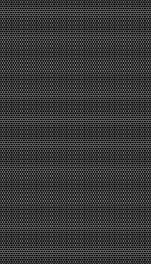 Siyah arka planda beyaz bal peteği. Kusursuz bir doku. İzometrik geometri. 3B illüstrasyon