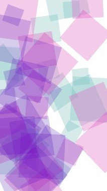 Beyaz arkaplanda çok renkli yarı saydam altıgenler. Dikey görüntü yönlendirmesi. 3B illüstrasyon