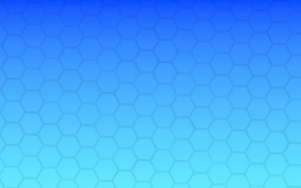 Translucent Honeycomb Gradient Blue Sky Background Perspective View Polygon Look — Stock Photo, Image
