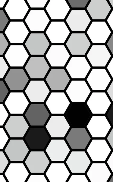 Vit Honeycomb Med Gradient Färg Isometrisk Geometri Illustration — Stockfoto