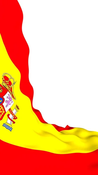 Bandera España Símbolo Estatal Oficial Del Reino España Concepto Web — Foto de Stock