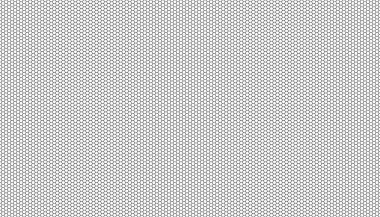 Beyaz arka planda siyah bal peteği. Kusursuz bir doku. İzometrik geometri. 3B illüstrasyon