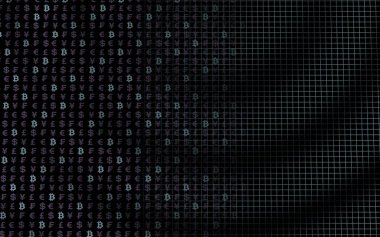 Bitcoin geçmişi. Şifreli para birimi 3 boyutlu illüstrasyon. Dijital para birimi sembolü. İş konsepti. Madencilik, geliştirme, kripto ticareti