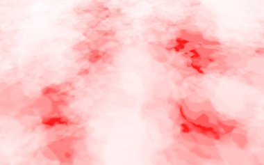 Arka plan renginin kırmızı renk arka plan üzerinde izole soyut beyaz duman. Beyaz sis duvar. 3D çizim