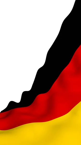 Bandera Alemania Ilustración Gran Formato Símbolo Estatal República Federal Alemania — Foto de Stock