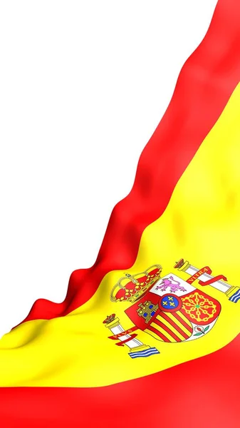 Bandera España Símbolo Estatal Oficial Del Reino España Concepto Web — Foto de Stock