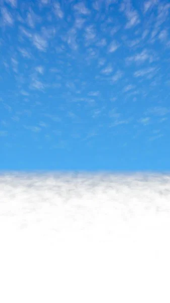 Blue Sky Background White Clouds Cumulus White Clouds Clear Blue — Stock Photo, Image