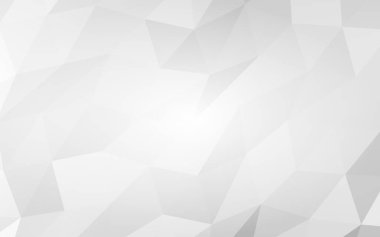 Beyaz soyut arka plan. Lowpoly arka planı. Buruşmuş kağıt. 3B illüstrasyon