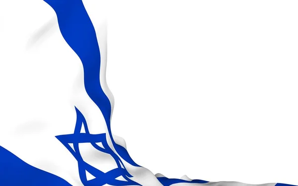Drapeau Israël Symbole État État Israël Une Étoile Bleue David — Photo