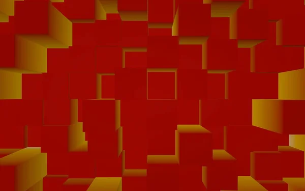 Abstrakcja Czerwony Elegancki Sześcienny Tło Geometryczne Chaotycznie Zaawansowane Prostokątne Pręty — Zdjęcie stockowe