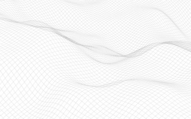 Beyaz arka planda soyut manzara. Siber uzay şebekesi. merhaba teknoloji ağı. 3d teknoloji illüstrasyon. 3d illüstrasyon