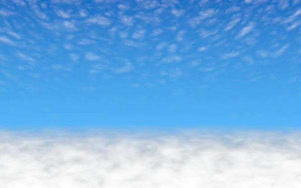 Blue Sky Background White Clouds Cumulus White Clouds Clear Blue — Stock Photo, Image