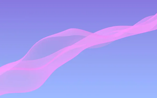 Pink Wave Blue Sky Abstract Background Fluttering Pink Scarf Waving — Stock Photo, Image